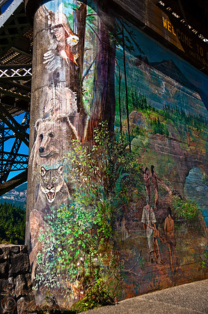 BRIDGE OF THE GODS MURAL